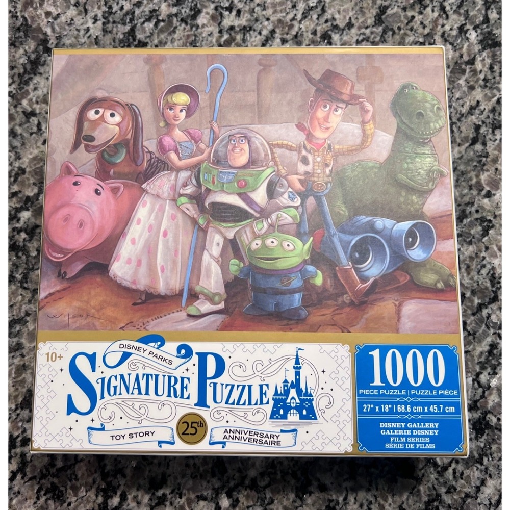 Disney Parks Toy Story 25th Anniversary Signature Puzzle 1000 Piece